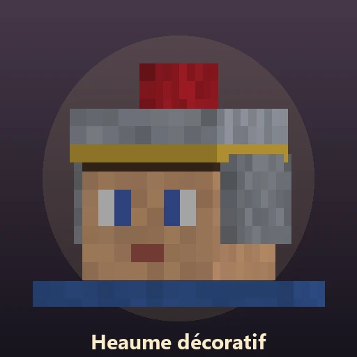 Heaume décoratif