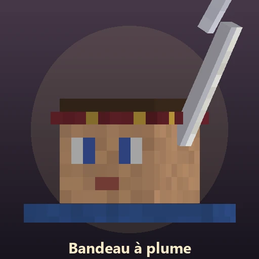 Bandeau à plume