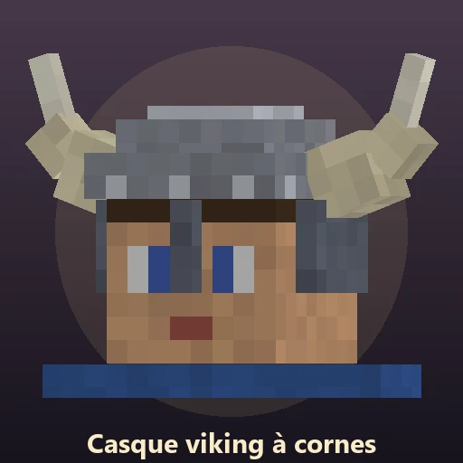 Casque viking à cornes
