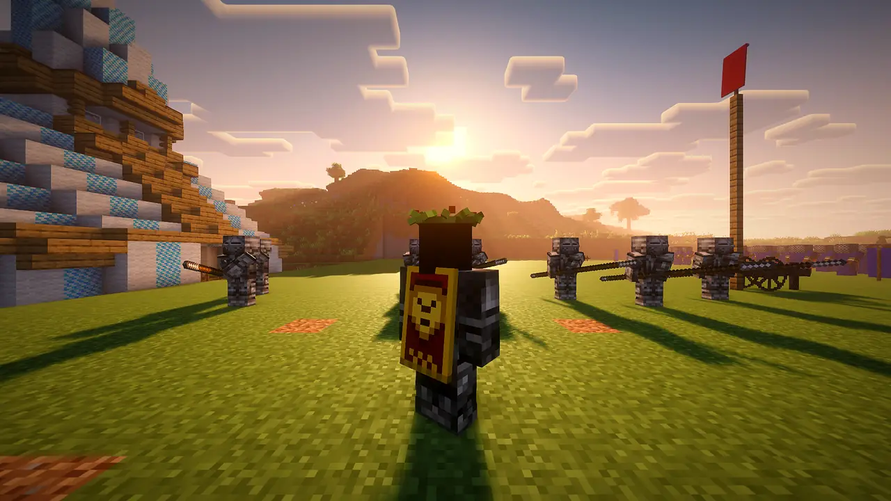 Une cape et un chapeau portés en jeu